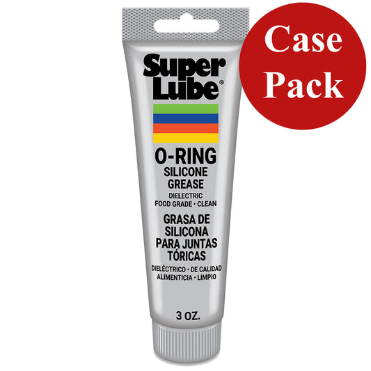 Super Lube Silicone O-Ring Grease, 3 oz Tubes, Case of 12, 93003-CASE