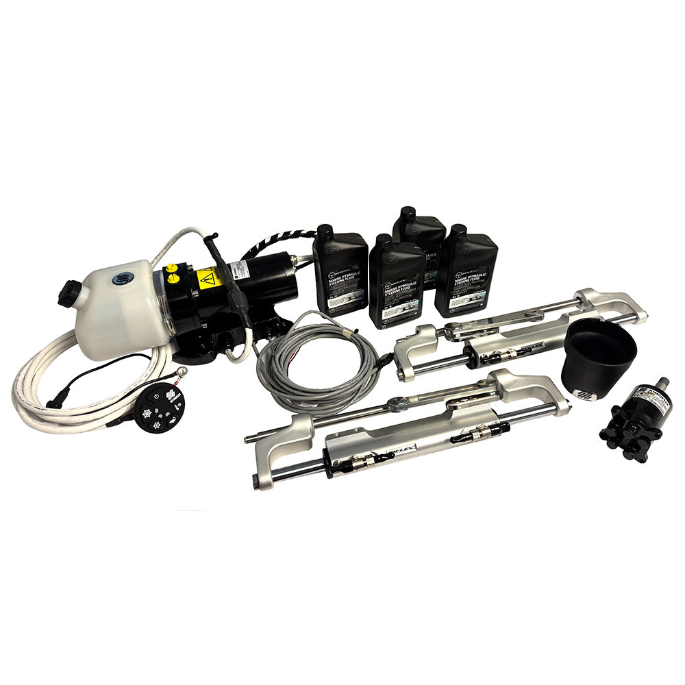 Uflex USA MasterDrive Steering System - Single Station Twin Cylinder Kit UC128TS - SVS 1 & SVS 1P Cylinders