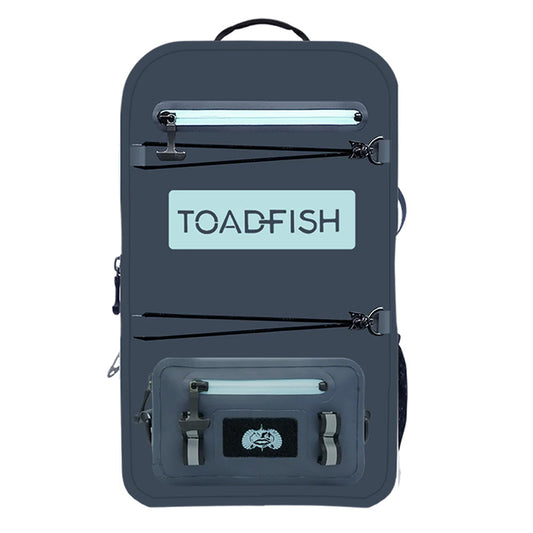 Toadfish 2203 Waterproof Backpack with Sling, 24L Ocean Blue DrySeal Gear Bag