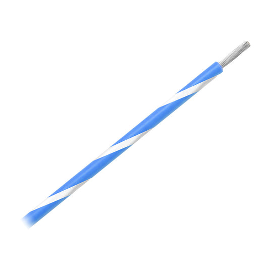 Pacer WUL14BL-9-500 14 AWG Striped Marine Wire, Blue with White Stripe, 500-Foot Spool