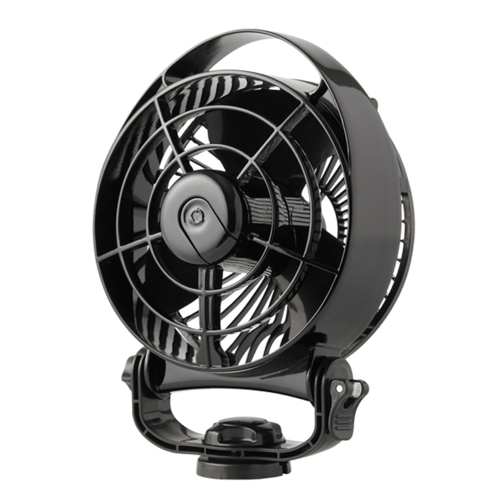 SEEKR by Caframo Bora II 12-24V 3-Speed Marine Fan – 6-Inch Black Fan for Boat Comfort and Safety