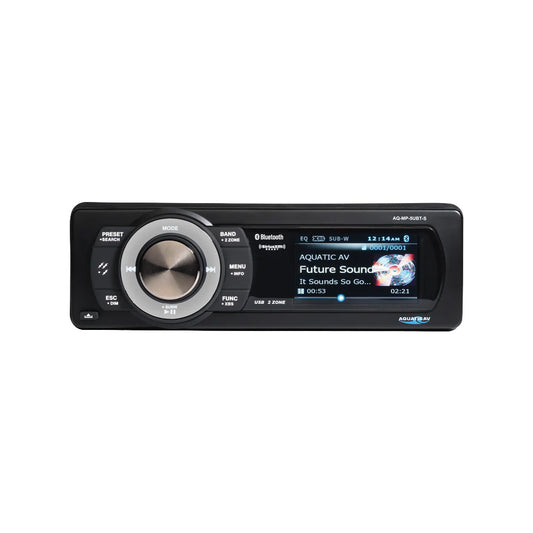 Aquatic AV MP521 MP5+ Stereo Adventure+ Series with Color LCD, SiriusXM Capability and IP65 Rating
