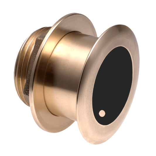 Airmar B175L Bronze 12 Degree Thru-Hull 1kW Transducer for Deep Water Fishing and Navigation