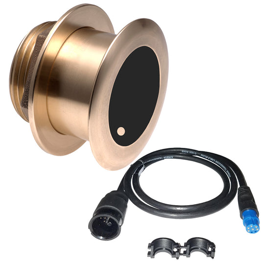 Airmar B175HW Bronze 0-Degree CHIRP Thru-Hull Transducer, 1 kW, Garmin 8-Pin Connector