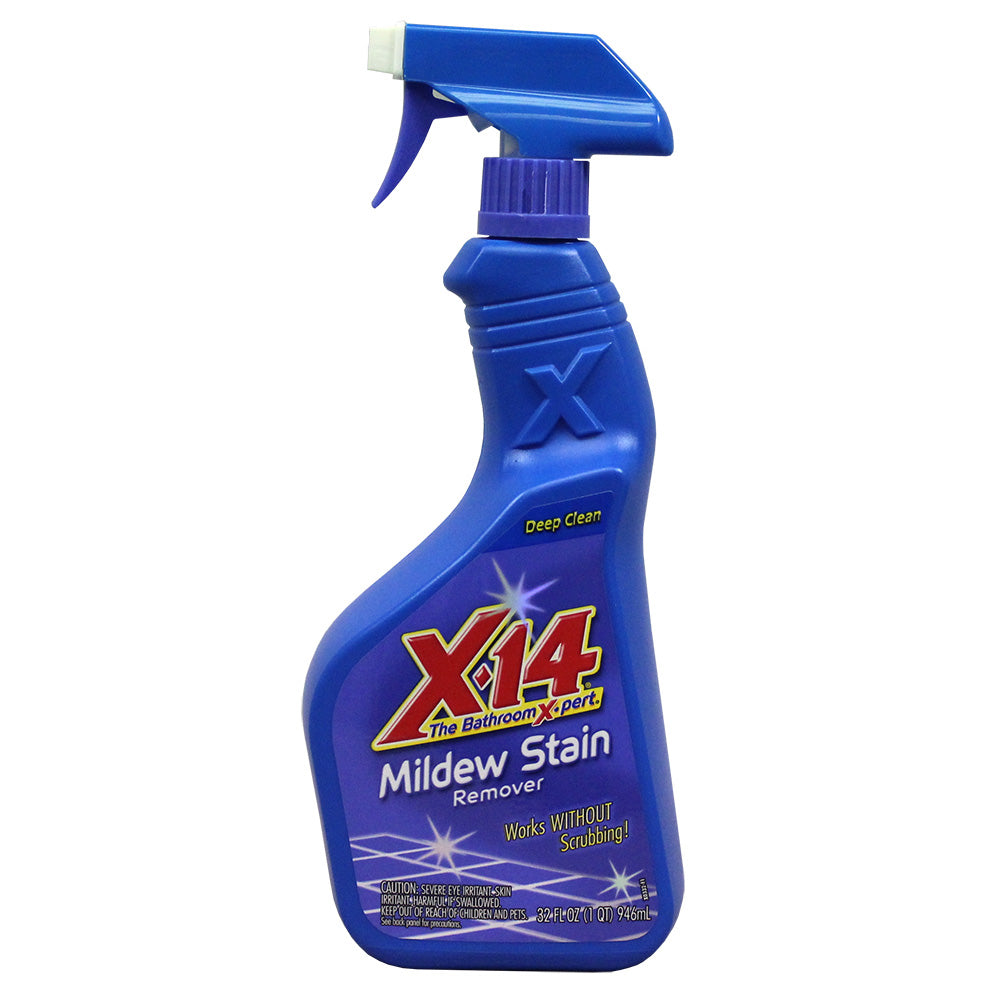 Presta X-14 Mildew Stain Remover, 32 oz Ready-to-Use Bleach-Based Cleaner, Part 260764