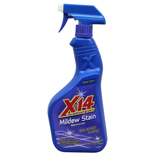 Presta X-14 Mildew Stain Remover, 32 oz Ready-to-Use Bleach-Based Cleaner, Part 260764