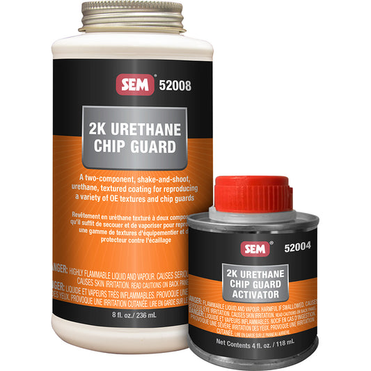SEM 52000 2K Urethane Chip Guard Kit, Gray Textured Automotive Coating