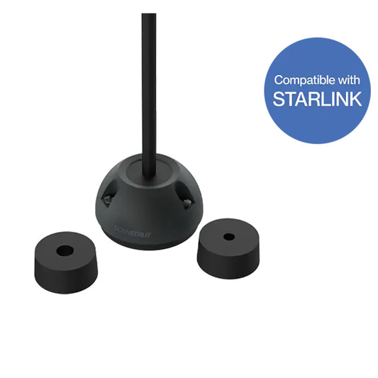 Scanstrut DS16-SL-BLK Starlink-Compatible IP68 Cable Seal, Black