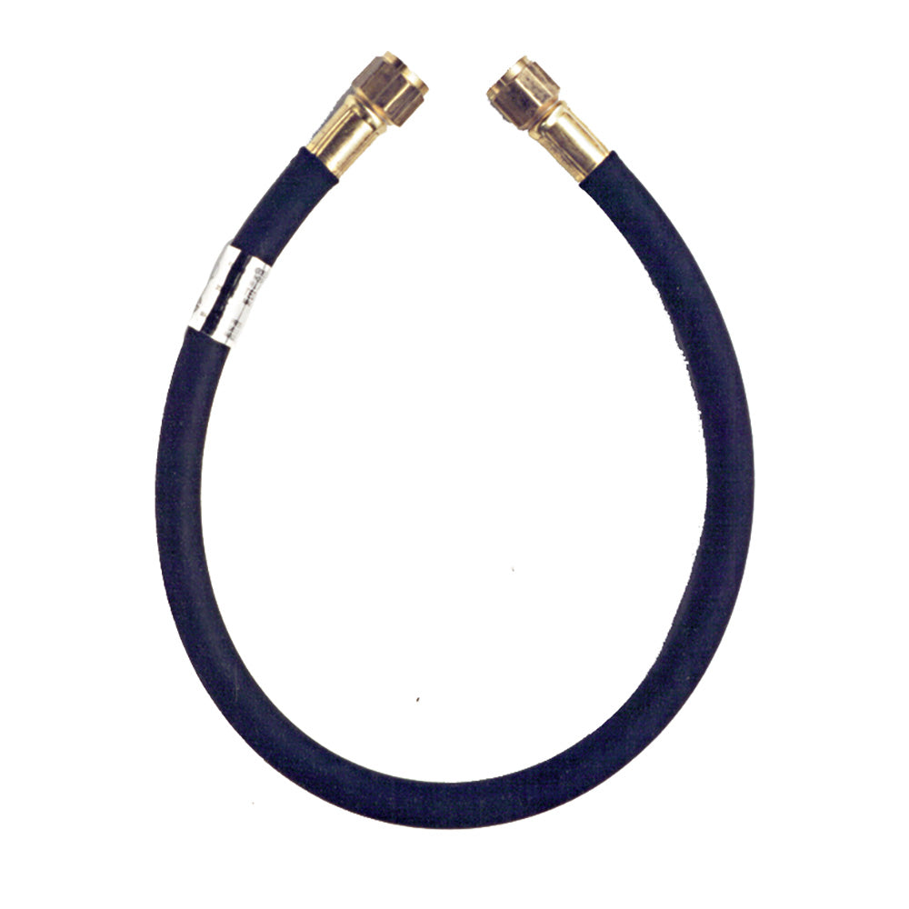 Trident Marine 20' High-Pressure LPG Supply Hose with 3/8-Inch Female Swivel Flare Fittings