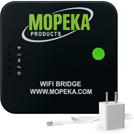 Mopeka M2004015 2.4 GHz Wi-Fi Bridge with USB Power Cube – Connect and Monitor Tank Levels Remotely