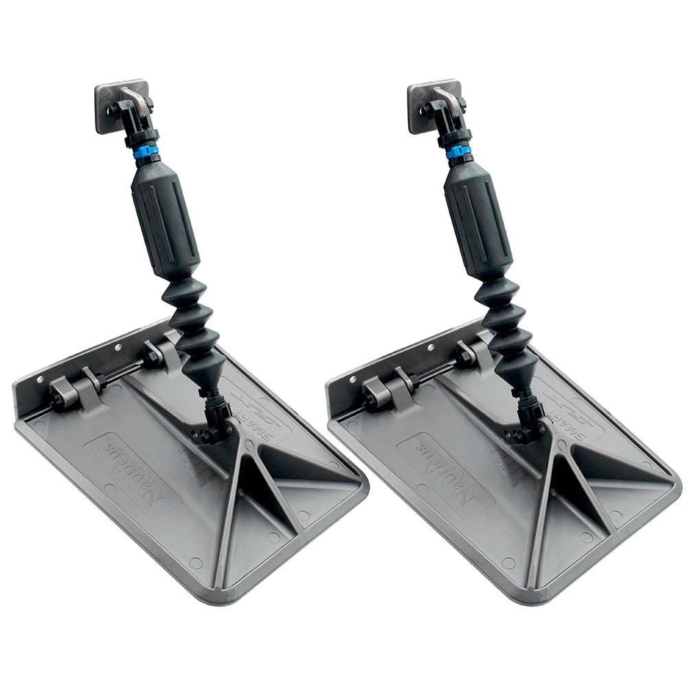 Lectrotab Smart Tabs SX Trim Tabs for 18-22 ft Boats with 80lb Actuators - 150-240 HP – Gunmetal Grey