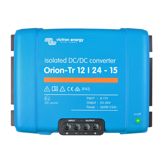 Victron Energy Orion-Tr 12/24-15A (360W) Isolated DC-DC Converter for Reliable Power Conversion