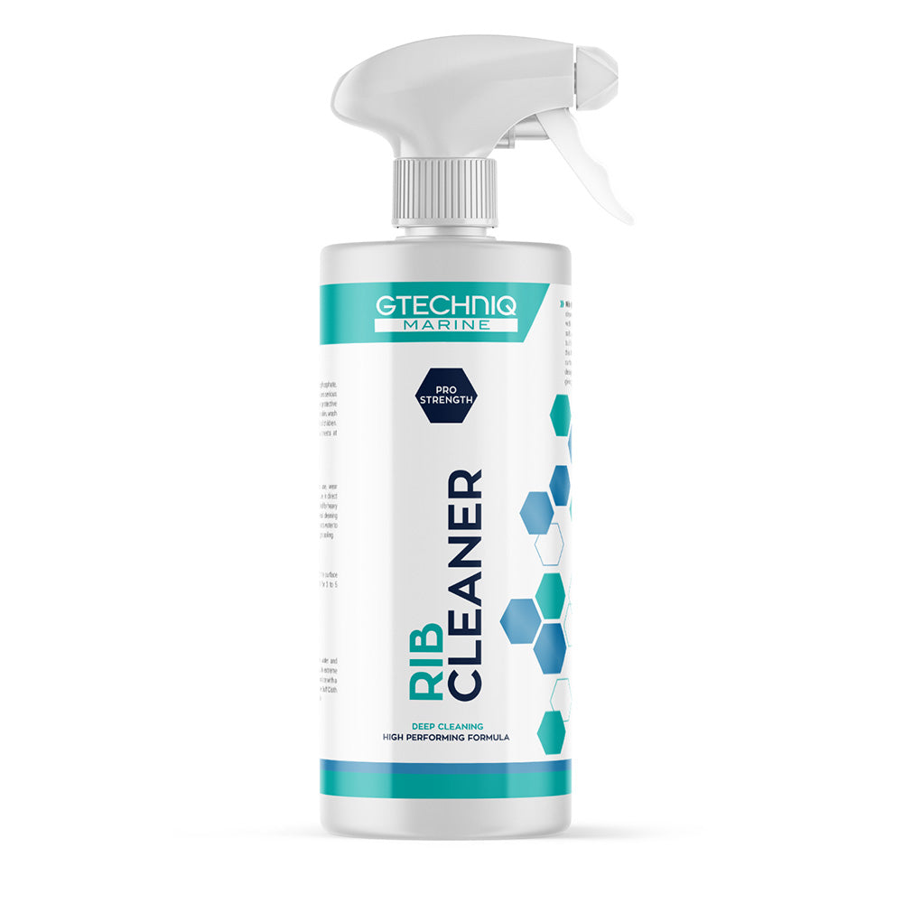 Gtechniq RIB Cleaner 500ml – PVC and Hypalon Inflatable Boat Cleaner, MRIC 0.5