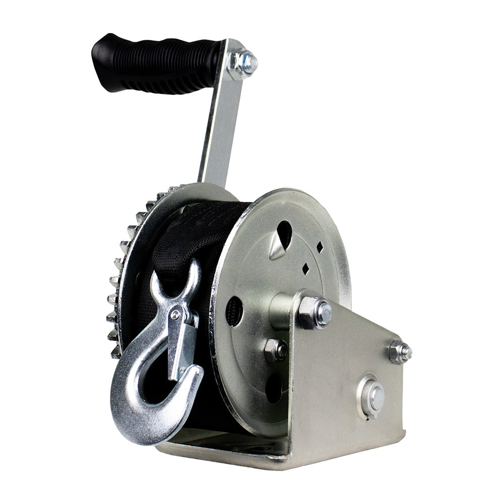 Powerwinch Utility Series Winch 800lb, 6" Crank Arm - Zinc