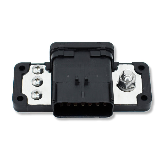 Bluewater 14-Position FCI Busbar, 150A, 48V DC, 3/8-Inch Stainless Steel Stud, Part 2314-B-001