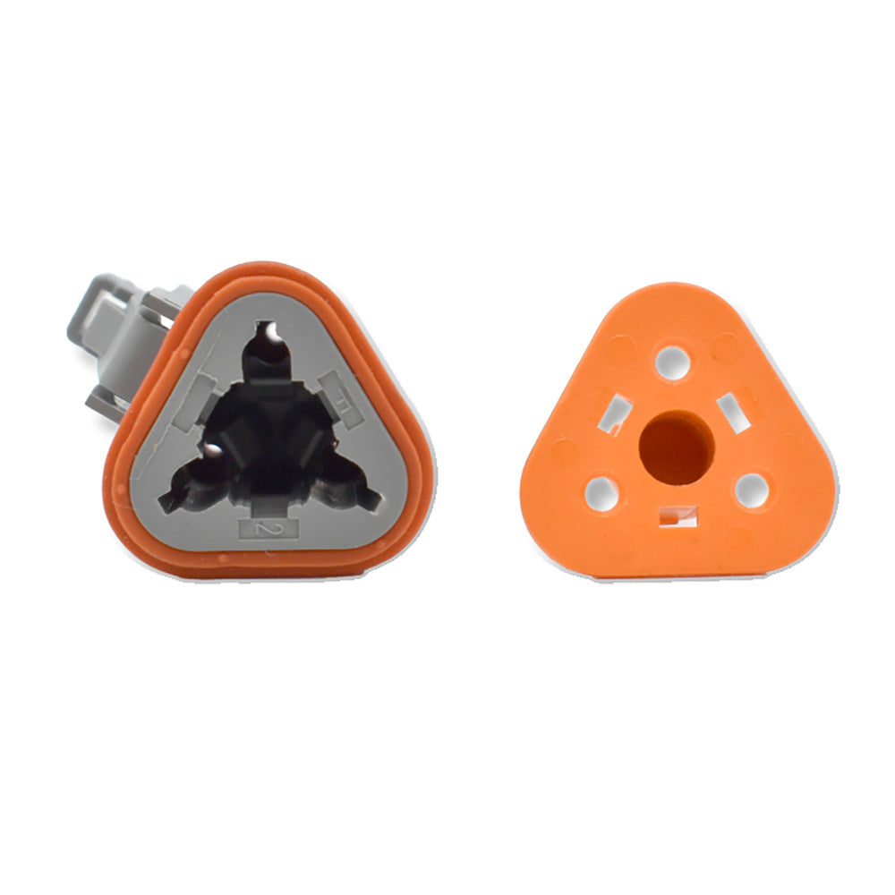 Bluewater 3 Position Female Deutsch Connector with Wedge Lock – DT06-3S