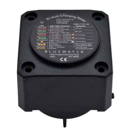Bluewater 9800-7101-00 Auto Charging Relay, 12V, 140 Amp