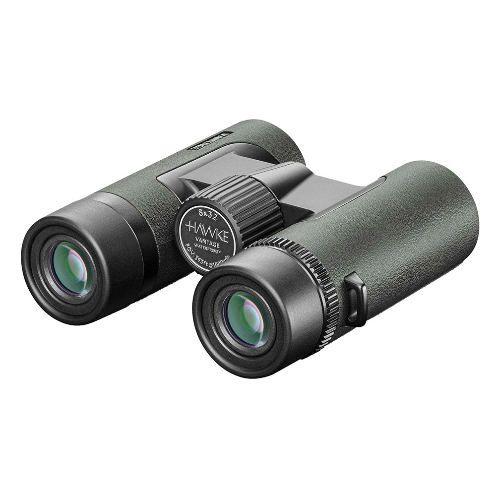 Hawke Optics Vantage Binocular 8x32 - Green for Nature Observation and Outdoor Adventures