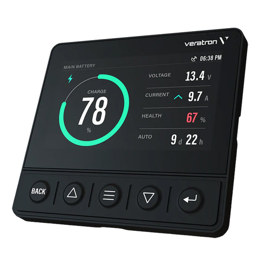 Veratron OL 43 Smart Marine Monitoring TFT Display – 4.3-Inch IPS Screen with NMEA 2000 & J1939 CAN Connectivity