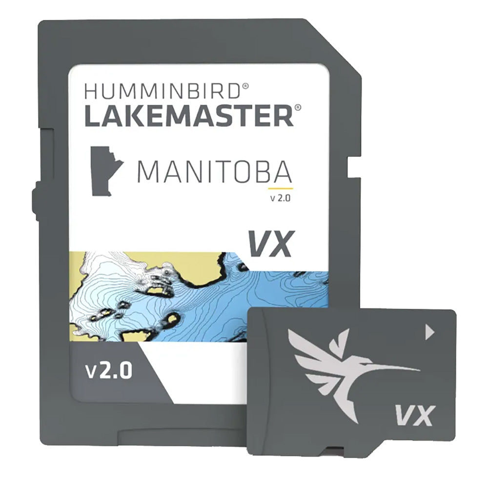 Humminbird LakeMaster VX Manitoba V2.0 Mapping Card for Enhanced Fishing Navigation