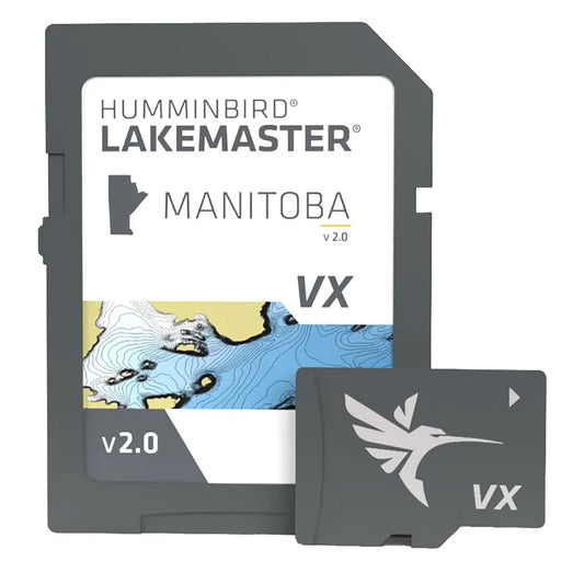 Humminbird LakeMaster VX Manitoba V2.0 Mapping Card for Enhanced Fishing Navigation