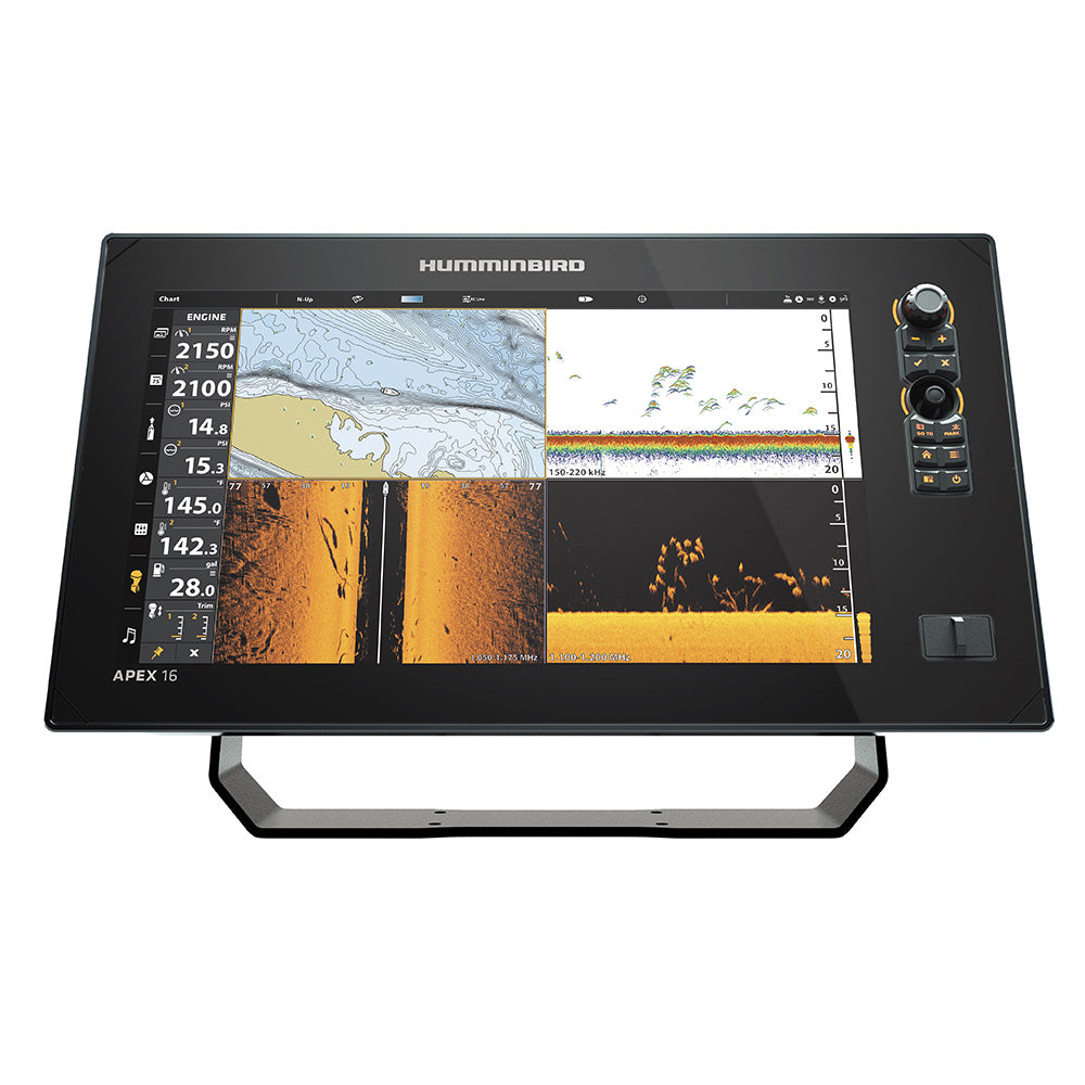 Humminbird APEX 16 VX MSI+ Chartplotter/Fishfinder Control Head Only – High-Definition Multi-Function Display with Advanced Sonar and Connectivity