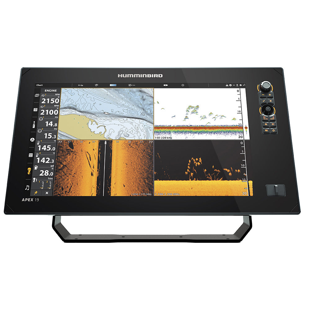 Humminbird APEX 19 VX MSI+ Chartplotter and Fishfinder with Transom Mount Transducer