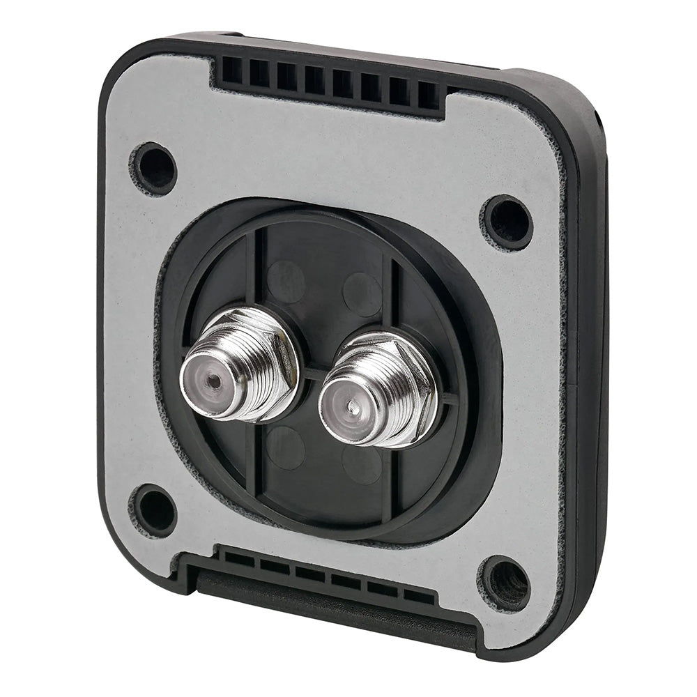 Scanstrut Ventura Series SAT Connection – Waterproof Outdoor TV Aerial Connector with Dual F-Type Coaxial, Marine-Grade Durability