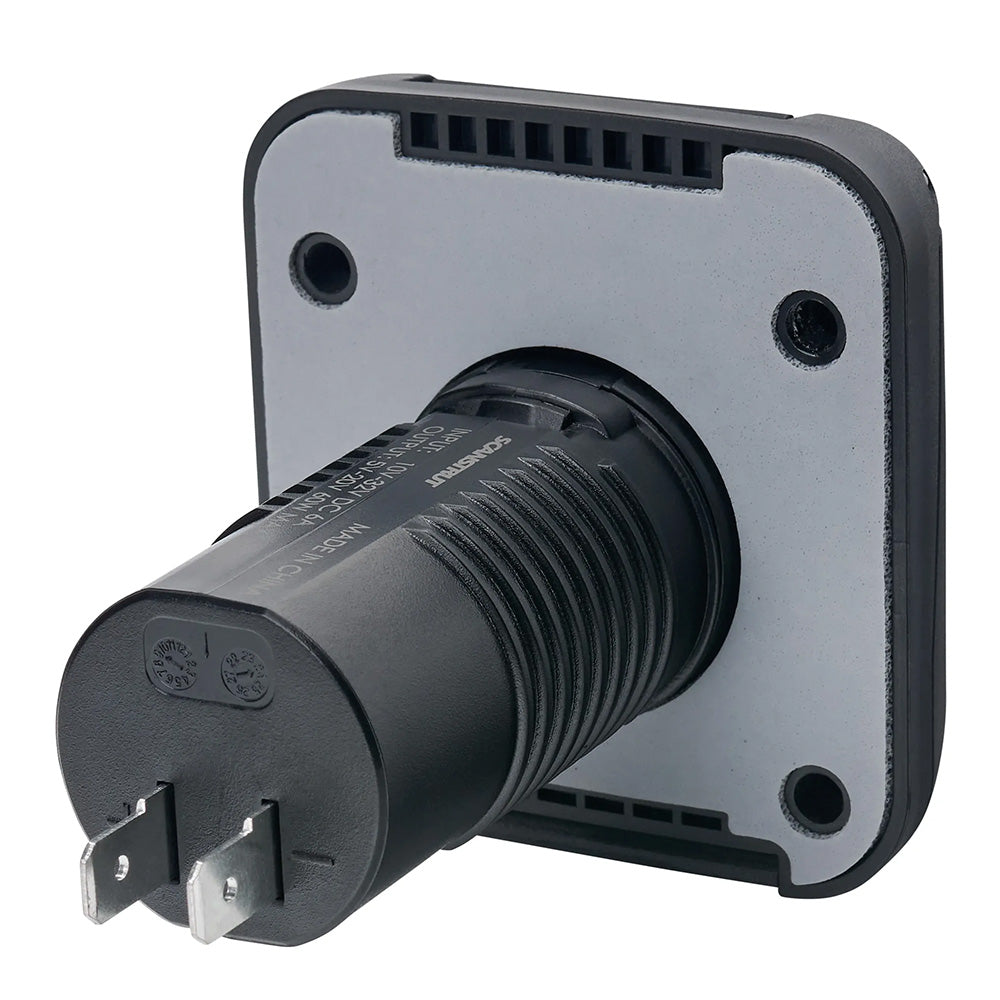 Scanstrut Ventura Series Dual USB-C Socket - Waterproof Marine-Grade Power Outlet for Vehicles and Outdoor Use