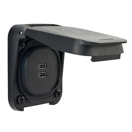 Scanstrut Ventura Series Dual USB-C Socket - Waterproof Marine-Grade Power Outlet for Vehicles and Outdoor Use