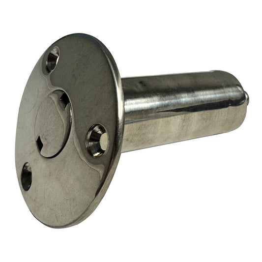 TACO Marine Stainless Steel Twist Lock Base for J-Lock Sunshade - 15 Degree