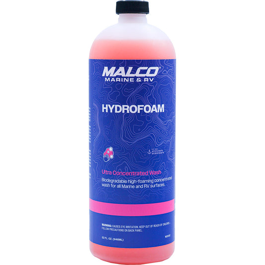 Malco HydroFoam Ultra Concentrated Boat Wash - 32oz for Marine & Yacht Cleaning