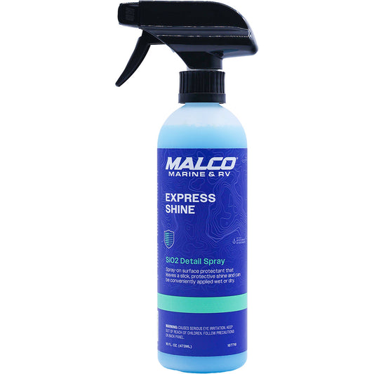 Malco Express Shine SiO2 Detail Spray - 16oz for Superior Paint Protection and Shine