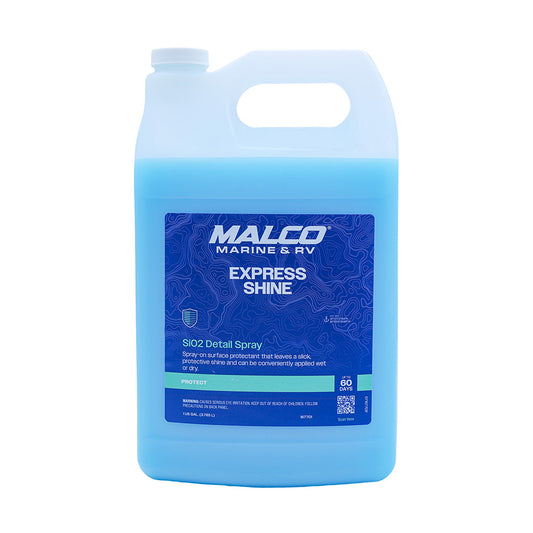Malco Express Shine SiO2 Detail Spray – 1 Gallon for Automotive & Marine Exterior Protection