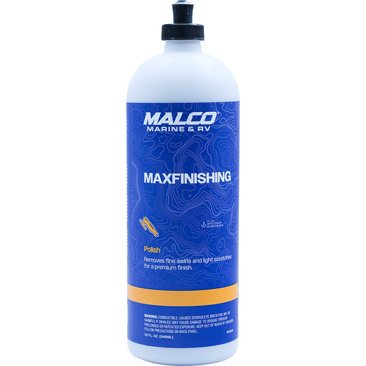 Malco MaxFinishing Polish - 32 oz All-in-One Swirl Remover and Gloss Enhancer