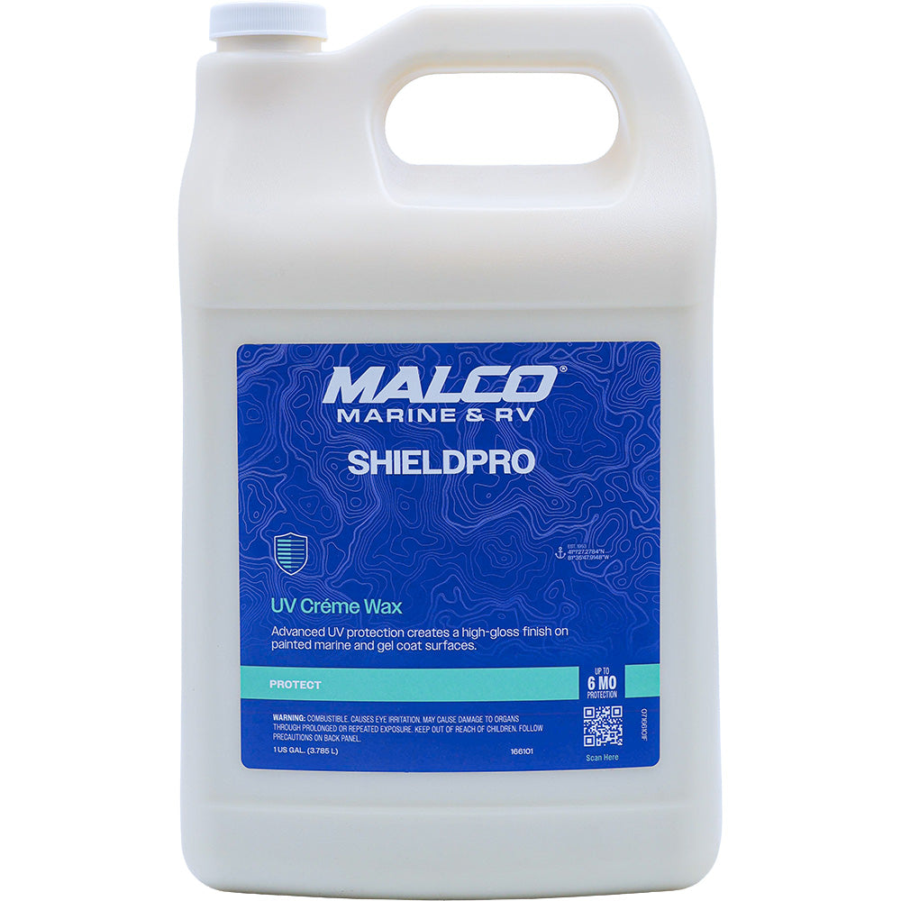 Malco ShieldPro UV Creme Wax - 1 Gallon for Marine and Vehicle Protection