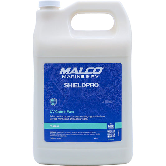 Malco ShieldPro UV Creme Wax - 1 Gallon for Marine and Vehicle Protection