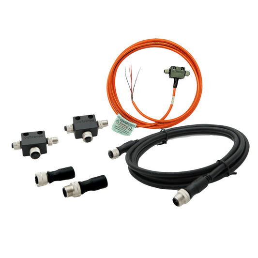 Actisense NMEA2000 Micro Starter Kit with MPT-2, TER-M, T-MFF, and TDC-2M for Marine Network Integration