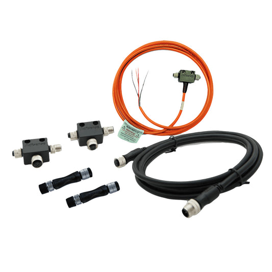Actisense NMEA2000 Micro Starter Kit with MPT-2, TER-U, T-MFF, & TDC-4M for Marine Network Installation