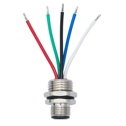 Actisense A2K-PMW-M Rear Panel Mount NMEA 2000 Wired Micro 5-Pin Male Connector