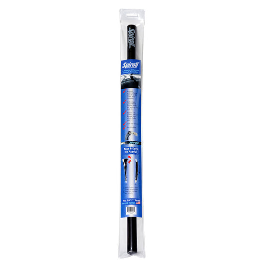 Spiroll Chafe Guard Black for Lines Up to 3/4 to 1 Inch Diameter