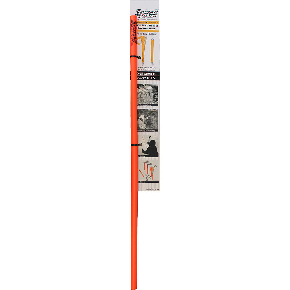 Spiroll Rope Protector Orange for Lines 1/2 Inch and Larger