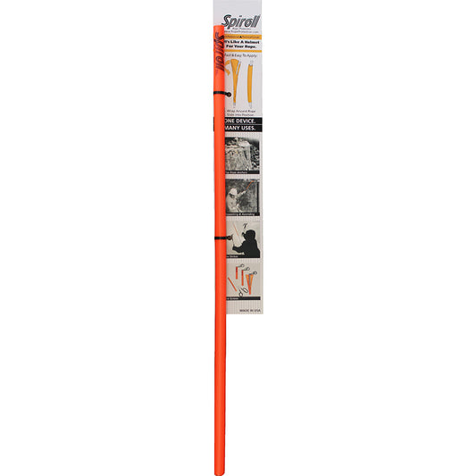 Spiroll Rope Protector Orange for Lines 1/2 Inch and Larger