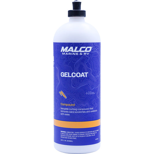 Malco Gel Coat Compound - 32oz for Marine & Industrial Applications