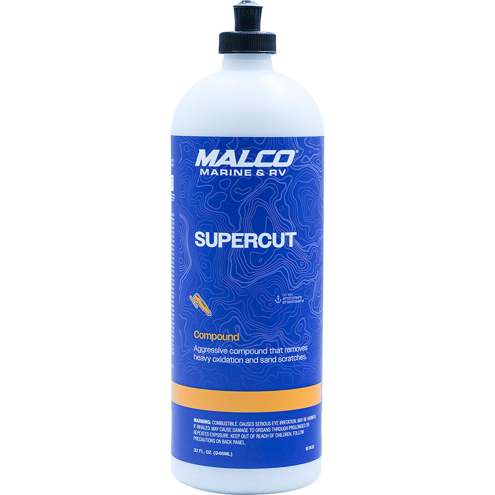 Malco Super Cut Compound - 32oz for Gelcoat, Fiberglass & Painted Surfaces