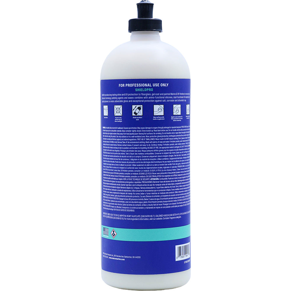 Malco ShieldPro UV Creme Wax - 32oz for Superior Marine Surface Protection and Shine