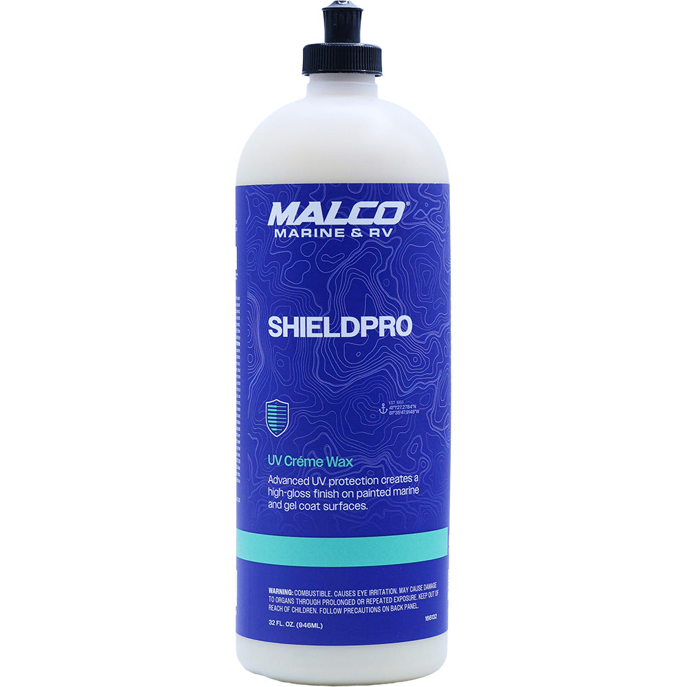 Malco ShieldPro UV Creme Wax - 32oz for Superior Marine Surface Protection and Shine