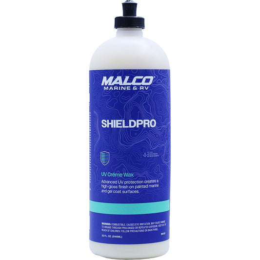 Malco ShieldPro UV Creme Wax - 32oz for Superior Marine Surface Protection and Shine