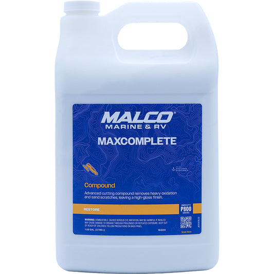 Malco MaxComplete Compound - 1 Gallon for Heavy Scratch Removal and Gloss Finish