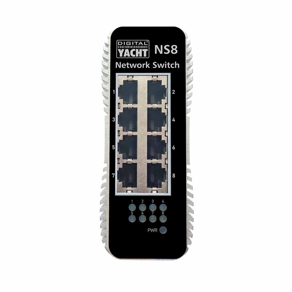 Digital Yacht NS8 Network Switch - 8-Port Gigabit Ethernet for Marine Networks